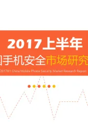 2017上半年中国手机安全市场研究报告