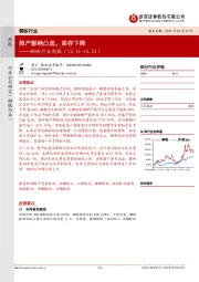 钢铁行业周报：限产影响凸显，库存下降