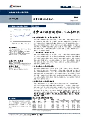 食品饮料行业深度报告：消费升级系列报告之一-消费4.0：掘金新升级，三品享红利