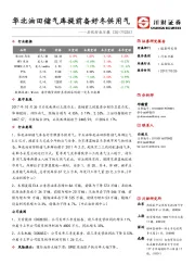 石化行业日报：华北油田储气库提前备好冬供用气