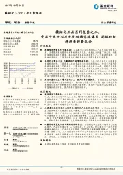 基础化工2017年日常报告:精细化工品系列报告之二:受益于光纤以及光伏领域需求爆发 高端硅材料迎来投资机会