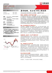 有色金属及新材料行业周报：看好钴锂，关注电子军工新材料
