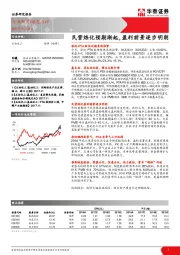 石油化工行业：民营炼化预期渐起，盈利前景逐步明朗