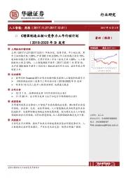 人工智能周报：《增强制造业核心竞争力三年行动计划（2018-2020年）》发布