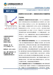 电气设备行业周报：新能源车补助向龙头集中，我国智能电表技术获重要突破