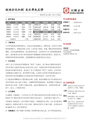 家电行业日报：板块分化加剧 龙头率先反弹