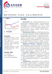 农林牧渔行业2018年投资策略—冬去春来，农业迈上规模化新征程