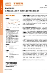 机械行业周报:世界智能制造大会召开,康尼机电重组事项完成股份发行
