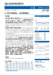 房地产行业动态报告：11月单月销售转正，房价持续稳定