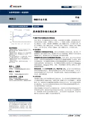 钢铁行业日报：原料期货价格大幅反弹