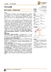 有色金属行业研究周报:静待补贴落地,强烈看好钴锂