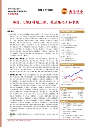 化工行业周报：油价、LNG持续上涨，关注煤化工和农化