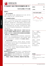 汽车行业周报17年50期：中汽协预计2018年乘用车销量同比增3%