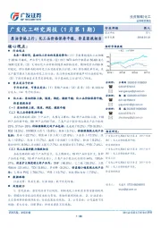 广发化工研究周报（1月第1期）：原 油价格上行；化工品价格保持平稳，价差涨跌相当