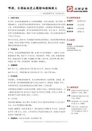 食品饮料行业：啤酒、白酒板块受主题影响涨幅较大