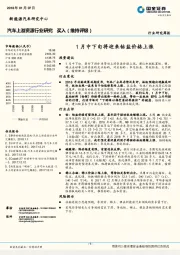 汽车上游资源行业研究：1月中下旬将迎来钴盐价格上涨