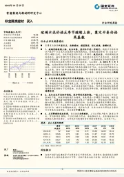 非金属类建材：玻璃水泥价格反季节继续上涨，奠定开春价格高基数