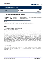 通信行业快评：三大运营商近期运营数据分析