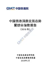 2018年中国信息消费发展态势暨综合指数报告