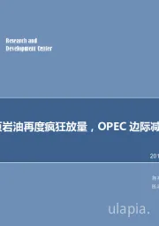 石油开采行业研究：每周油记：页岩油再度疯狂放量，OPEC边际减量对冲乏力！