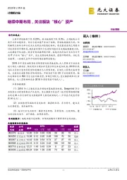 计算机行业周报：继续中期布局，关注板块“核心”资产