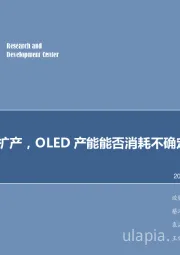 电子行业2018年第06周周报:全球积极扩产,OLED产能能否消耗不确定性较高