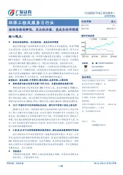 环保工程及服务Ⅱ行业：板块估值创新低，关注低估值、高成长的环保股