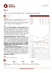 化工周报：12月化纤库存环比下降，看好农化行业景气度