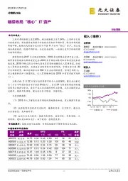 计算机行业周报：继续布局“核心”IT资产