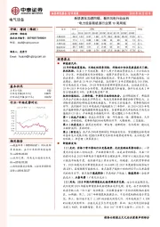 电力设备新能源行业第10周周报:新能源车加速回暖,看好风电行业反转
