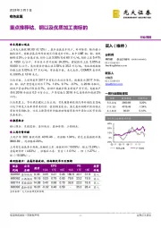 有色金属行业周报：重点推荐钴、铜以及优质加工类标的