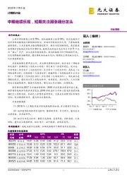 计算机行业周报：中期继续乐观，短期关注滞涨细分龙头