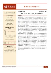 家电公司系列报告（一）：美的、格力、海尔三巨头，敢问路在何方？