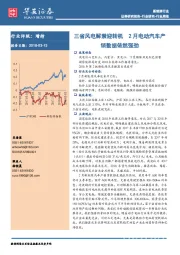 新能源行业周报：三省风电解禁迎转机 2月电动汽车产销数据依然强劲