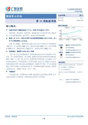 国防军工行业第11周数据周报