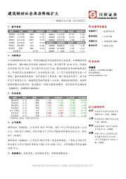 钢铁行业日报：建筑钢材社会库存降幅扩大