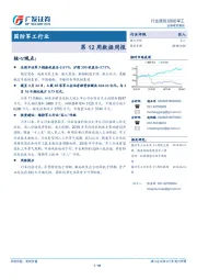 国防军工行业第12周数据周报