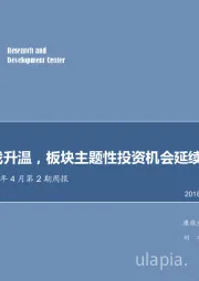 农林牧渔2018年4月第2期周报：中美贸易战升温，板块主题性投资机会延续