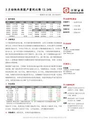 煤炭行业日报：3月份陕西原煤产量同比降13.34%