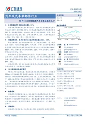 18年3月份新能源汽车合格证数据点评:汽车及汽车零部件行业