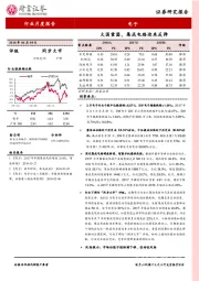 电子行业月度报告：大国重器，集成电路迎来反弹