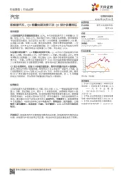 汽车：新能源汽车：Q1销量如期淡季不淡 Q2预计供需两旺