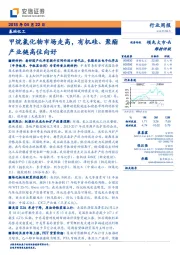 基础化工行业周报：甲烷氯化物市场走高，有机硅、聚酯产业链高位向好