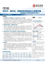 新金融规范下券商业务深度分析系列之一:控杠杆、重风控,股票质押回购规范与发展并重
