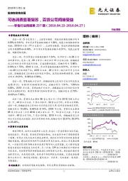 零售行业周报第237期:可选消费显著复苏,百货公司间接受益