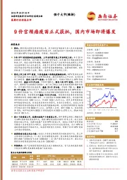 医药行业动态点评：9价宫颈癌疫苗正式获批，国内市场即将爆发