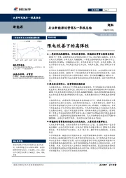 新能源深度报告：关注新能源运营商&一季报总结-限电改善下的高弹性