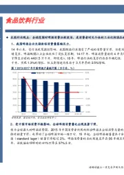 卓越推：食品饮料行业