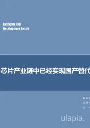 靶材行业专题报告：芯片产业链中已经实现国产替代的行业