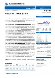 航空运输行业动态报告：油价高位回落，继续推荐三大航